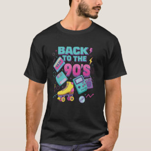 T-shirt Retour aux patins à roulettes des années 90 Casset