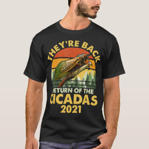 T-shirt Retour Cicadas X usa 2021 Insect cicada