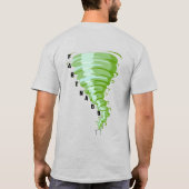 T-shirt Retour de Fartnado gaz vert Tornado lumière Unisex (Dos)
