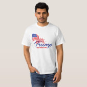 T-shirt RETOUR DE L'AMÉRIQUE Texte de Trump (Devant entier)