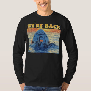 T-shirt Retour des astronautes de la station spatiale avec