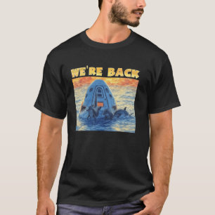 T-shirt Retour des astronautes de la station spatiale avec