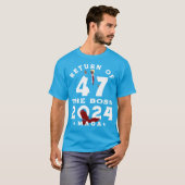T-SHIRT RETOUR DU BOSS 47 TRUMP 2024 (Devant entier)