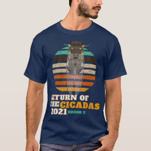 T-shirt Retour du périodique Cicadas 2021 Shot Brood X