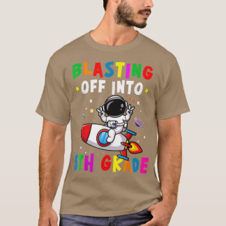 T-shirt Retour En 5E Année À L'École Garçons Ki