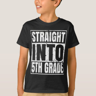 T-shirt Retour En 5e Année Retour À L'École Cadeau
