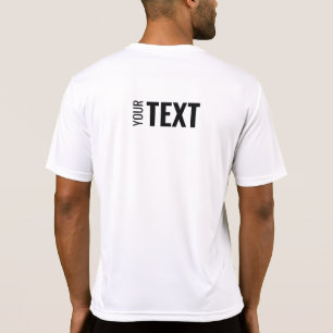 T-shirt Retour Imprimer Vêtements actifs Sport Votre texte