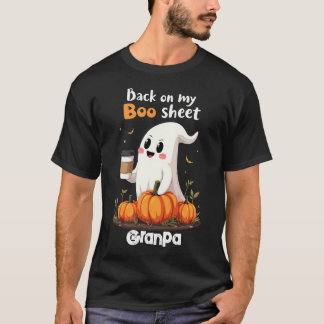 T-shirt Retour Sur Ma Feuille De Livres Drôle Halloween Bo