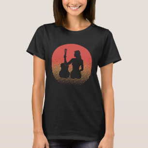 T-shirt Retour Vintage Retro Rock & Roll Musique Et Femme