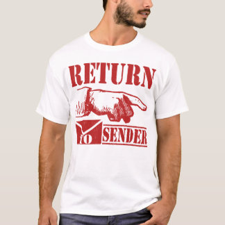 T-shirt Retourné à l'envoyeur