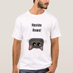 T-shirt Retourné! Chat drôle
