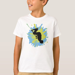 T-shirt Retournement de style libre Scooter