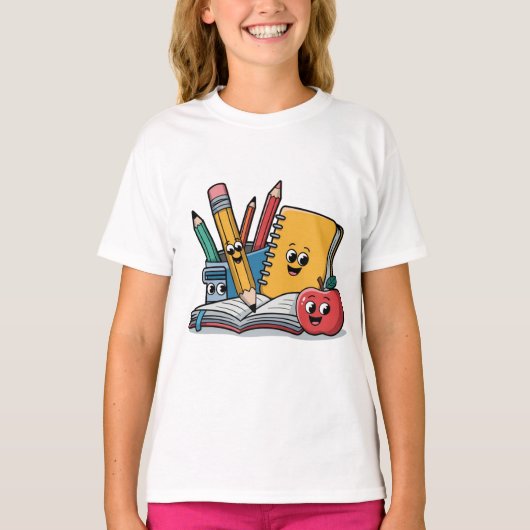 T-shirt Retourner à l'école (Devant)