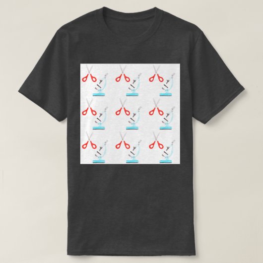 T-shirt Retourner à l'école Cou Gaiter Professeur de scien (Design devant)