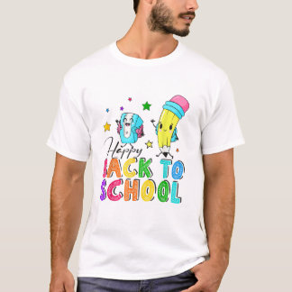 T-shirt Retourner À L'École Enseignant