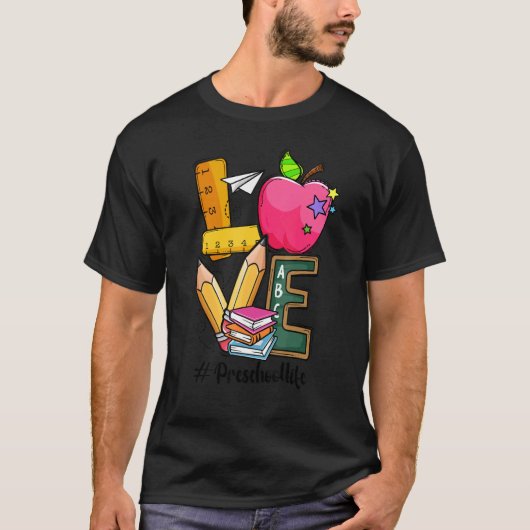 T-shirt Retourner À L'École Équipe D'Enseignants Du Corps (Devant)