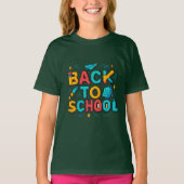 T-shirt Retourner à l'école Retro 8 bits Gamer Design de t (Devant)