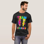 T-shirt Retourner À L'Équipe D'École 5E Année Fonds D'Étud (Devant entier)