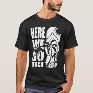 T-shirt Retourner Flop Sur Le Beach Vacay Mode 2022 Ici No