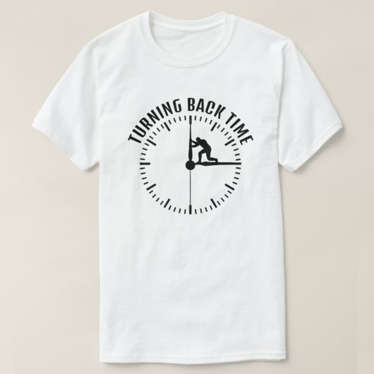 T-shirt Retourner le temps Unisex (Design devant)
