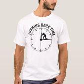 T-shirt Retourner le temps Unisex (Devant)