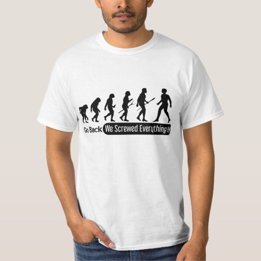 T-shirt Retourner Nous Avons Tout Écrasé (Devant)