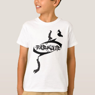 T-shirt Retourner Parkour Abstrait
