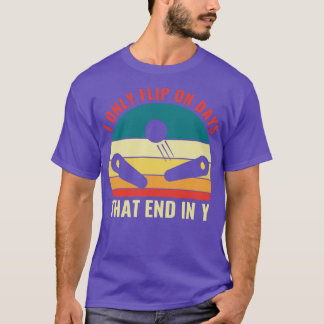 T-shirt Retourner sur les jours Pinball Machines Arcade am