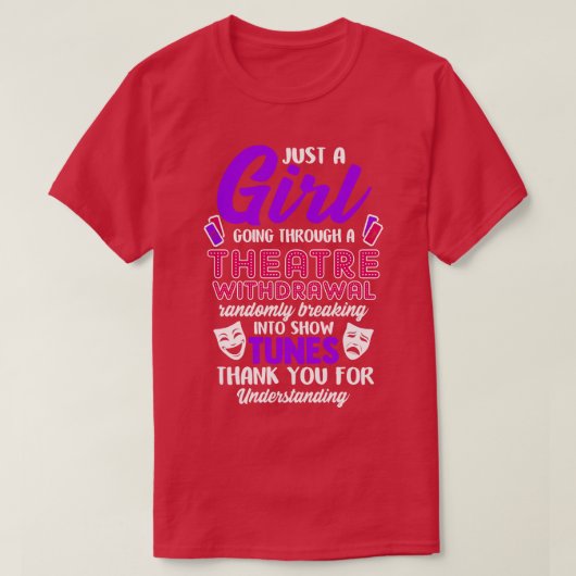 T-shirt Retrait du théâtre (Design devant)