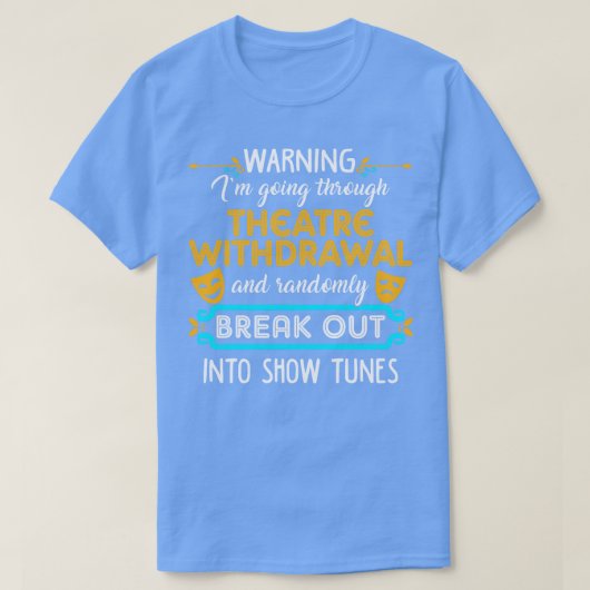 T-shirt Retrait du Théâtre 2 (Design devant)
