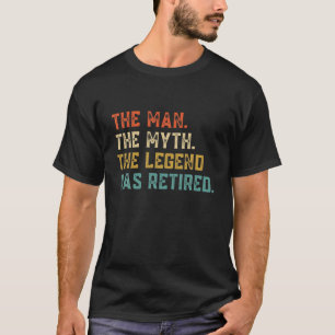 T-shirt Retraité 2022 L'Homme Myth Légende A Retraité Reti