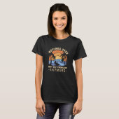 T-shirt Retraité 2022 Pas Mon Problème Plus (Devant entier)