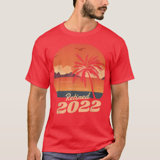 T-shirt Retraité 2022 Pas mon problème Plus Vintage drôle