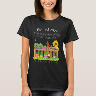 T-shirt Retraité 2022 Retraite Party Gardner Gardner de