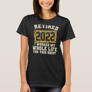 T-shirt Retraité 2022 Retraite Pour Femmes Mignonne Tourne