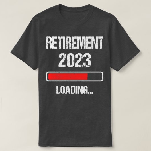 T-shirt Retraite 2023 Chargement I (Design devant)