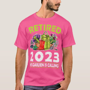 T-shirt Retraité 2023 Le jardin appelle Jardinier