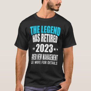 T-shirt Retraité 2023 sous la nouvelle gestion voir wfe po