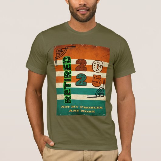 T-shirt Retraité 2025 (Devant)