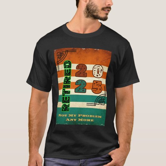 T-shirt Retraité 2025 (Devant)