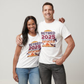 T-shirt Retraité 2025 - Plus Mon Problème ! (Unisexe)