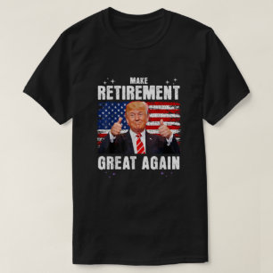 T-shirt Retraité 2025 Retraite 2025 En retraite 2025 Trump