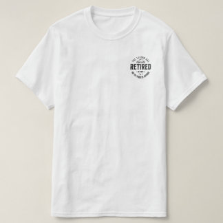 T-shirt Retraité 2026 plus mon problème Vintage Rétro