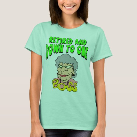 T-shirt Retraité À Un Boîtier (Devant)