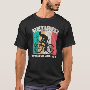 T-shirt Retraite Analyste financier à la retraite