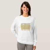 T-shirt "Retraite -" chemise inestimable de code barres (Devant entier)