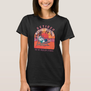 T-shirt Retraité Collecteur Médicale Retraité Retraite Vin
