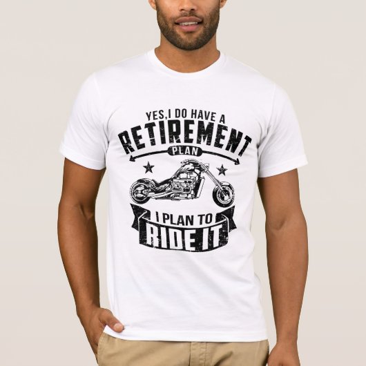 T-shirt Retraite de cycliste (Devant)