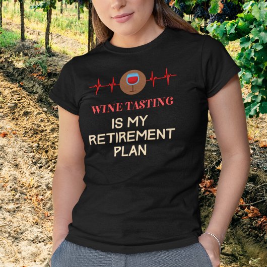 T-shirt Retraite de dégustation de vin