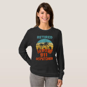 T-shirt Retraite de l'agent de dispatch 911 à la retraite (Devant entier)
